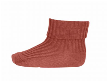 MP Denmark - babystrømpe uld rib // Canyon rose 